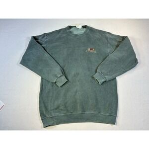 Oarsman 913 Vineyard Sweatshirt Mens Small S Green Martha's Vineyard VTG 90s USA